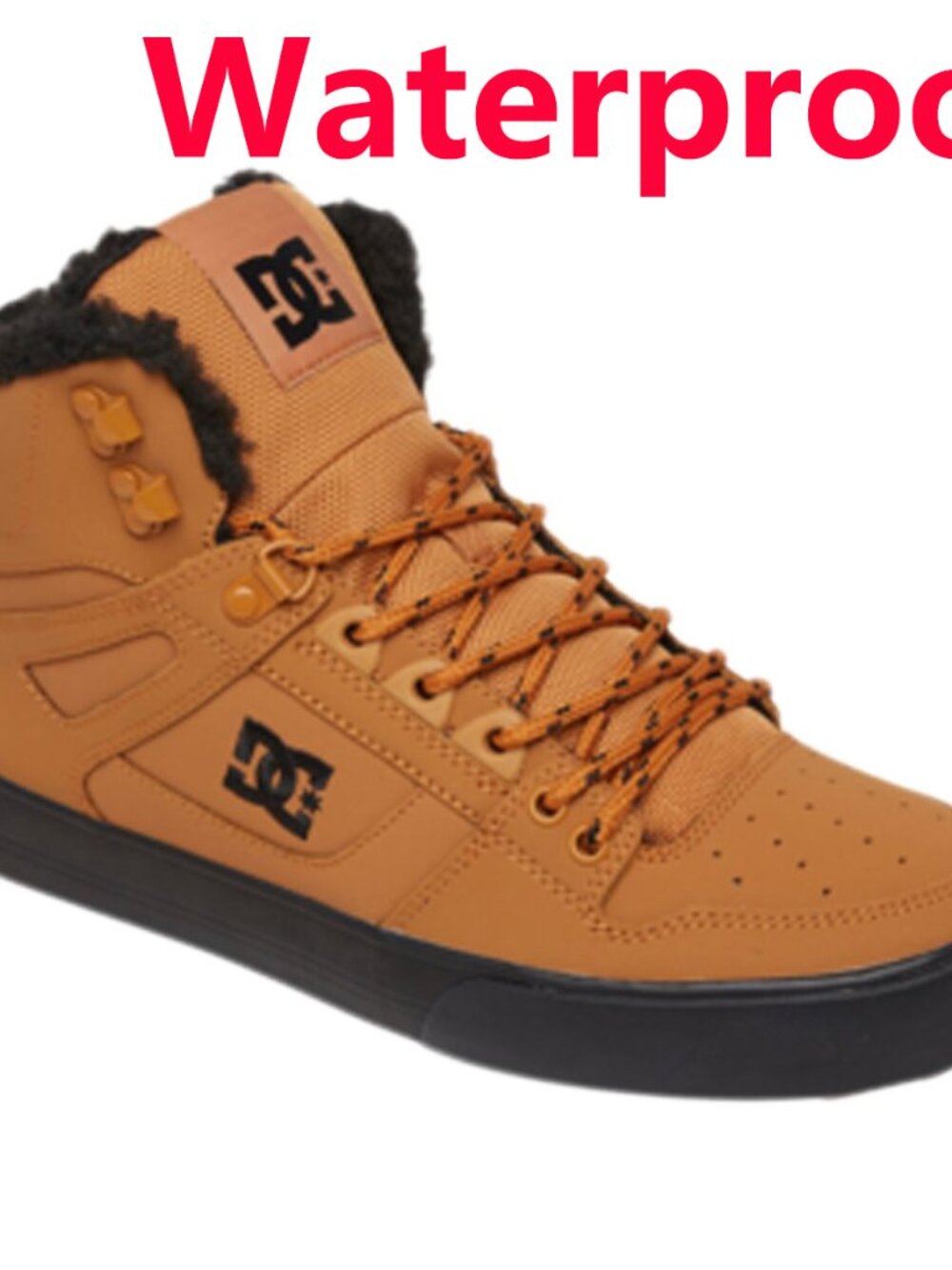 Brand New DC Men's Pure High-Top Textile Mesh High-Top Winter Shoes -